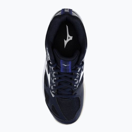 Detská hádzanárska obuv Mizuno Stealth Star Mid tmavomodrá X1GC21152