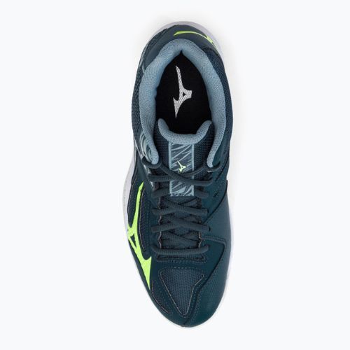 Pánska volejbalová obuv Mizuno Thunder Blade 3 Mid modrá V1GA217538