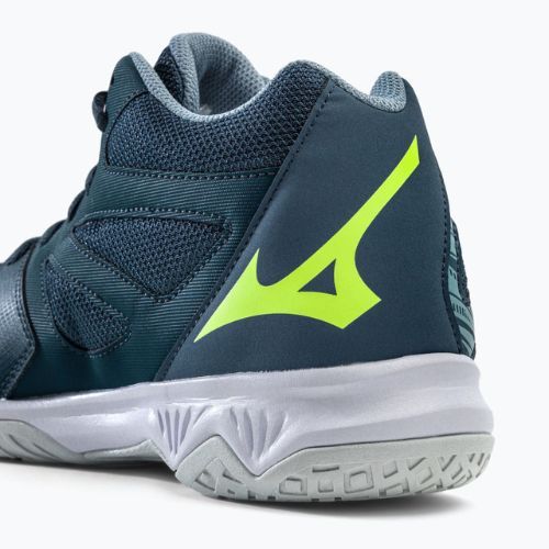 Pánska volejbalová obuv Mizuno Thunder Blade 3 Mid modrá V1GA217538