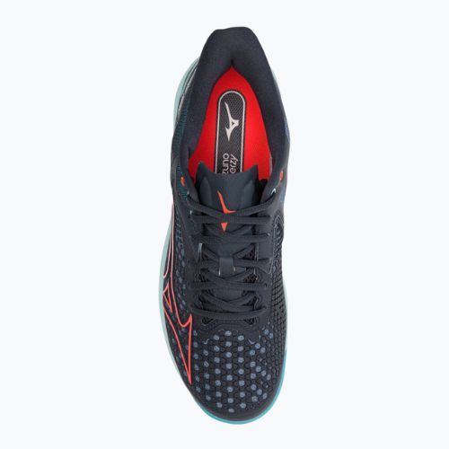 Pánska tenisová obuv Mizuno Wave Exceed Tour 5 CC collegiate blue/soleil/tanager turquoise
