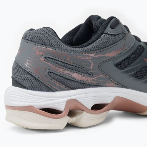 Dámska volejbalová obuv Mizuno Wave Voltage Ebony/Rose/Quiet Shade V1GC216035