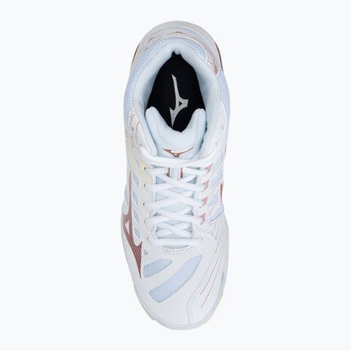 Dámska volejbalová obuv Mizuno Wave Voltage Mid biela V1GC216536