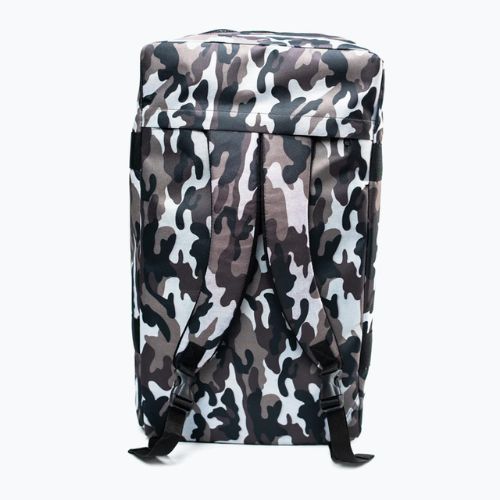 YOKKAO konvertibilná taška Camo Gym Bag Grey/Black BAG-2-G