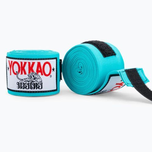 Boxerské bandáže YOKKAO Premium Sky Blue HW-2-5