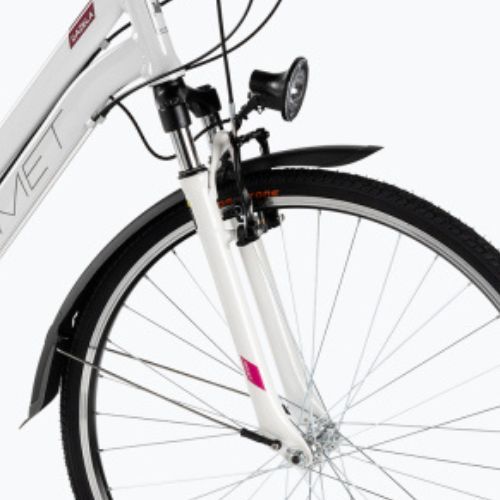 Dámsky trekingový bicykel Romet Gazela white-purple R23A-TRE-28-17-2866A