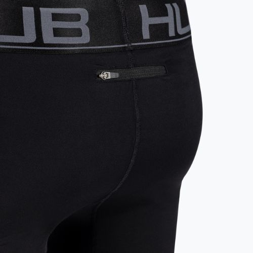 Pánske kompresné legíny HUUB Compression Tights čierne COMTIGHT