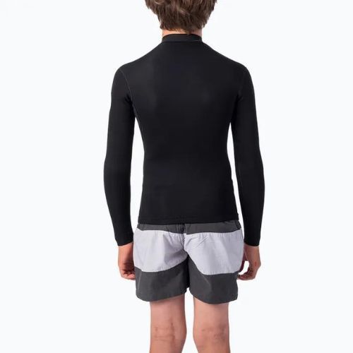 Detské neoprénové tričko Rip Curl Dawn Patrol čierne WVE8AJ