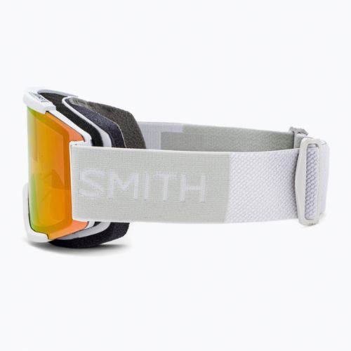 Lyžiarske okuliare Smith Squad white vapor/chromapop photochromic red mirror M668