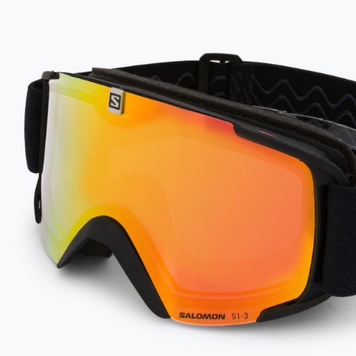 Lyžiarske okuliare Salomon Xview Photo black/aw red L48441