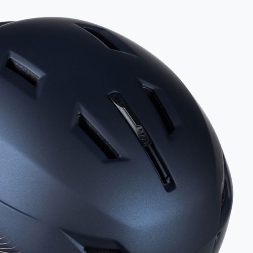 Dámska lyžiarska prilba Salomon Icon LT Visor Photo Sigma S1-S3 tmavomodrá L415298