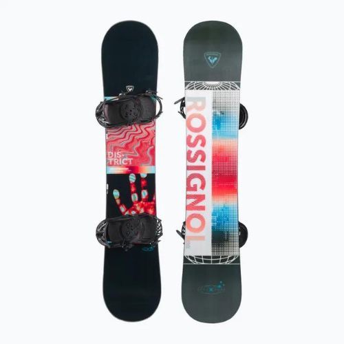 Snowboard Rossignol District Infrablack + Battle M/L-black/red