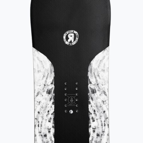 Snowboard RIDE Smokescreen čierno-biely 12G24