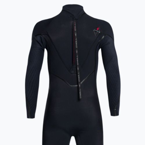 Pánska plavecká pena O'Neill Hyperfreak Fire 5/4+ Back Zip Full A Black 5549