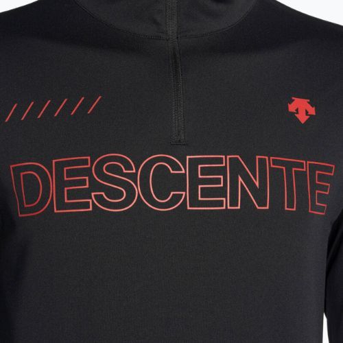 Pánska lyžiarska mikina Descente Descente 1/4 Zip 93 čierna DWMUGB28