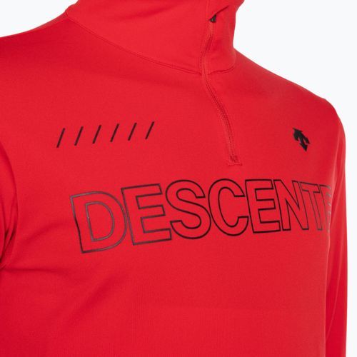 Pánska lyžiarska mikina Descente Descente 1/4 Zip 85 červená DWMUGB28