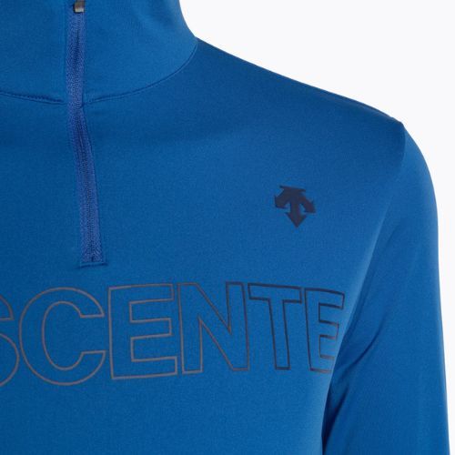 Pánska lyžiarska mikina Descente Descente 1/4 Zip 52 modrá DWMUGB28