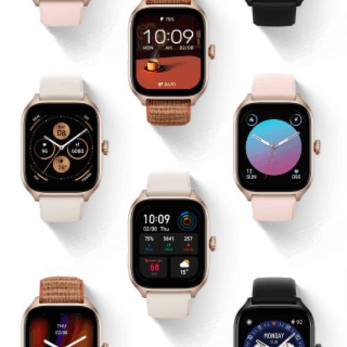 Hodinky Amazfit GTS 4 Mini ružové W2176OV6N