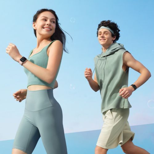 Hodinky Amazfit GTS 4 Mini ružové W2176OV6N