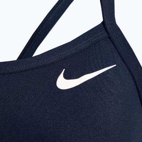 Dámske jednodielne plavky Nike Multiple Print Racerback Splice One navy blue NESSC051-440