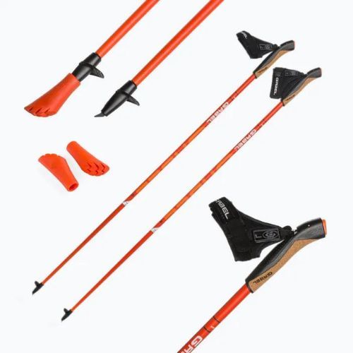 Palice na nordic walking GABEL X-1.35 Active oranžové 793611515