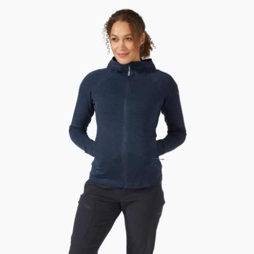 Dámska trekingová bunda Rab Nexus Hoody navy blue QFF-71