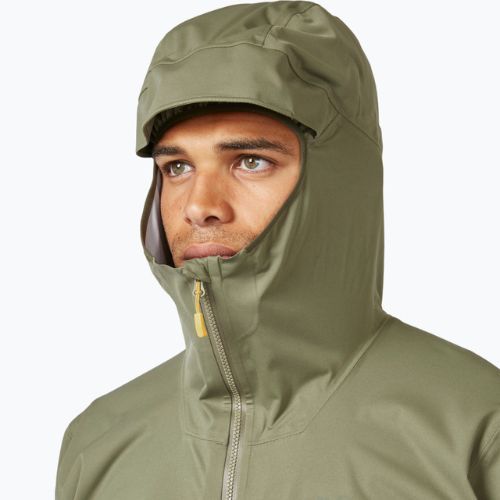 Pánska bunda do dažďa Rab Kinetic 2. khaki QWG-74