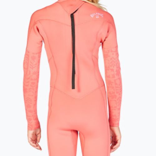 Detská plavecká pena Billabong 4/3 Teen Synergy BZ vintage coral
