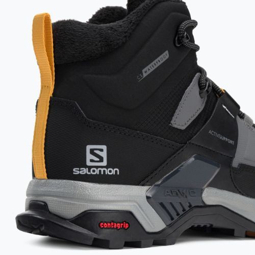 Pánske trekingové topánky Salomon X Ultra 4 MID Winter TS CSWP šedo-čierne L413552
