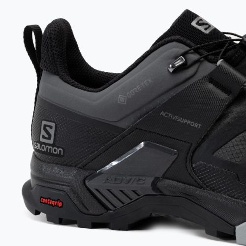 Pánske trekingové topánky Salomon X Ultra 4 GTX čierno-šedé L413851