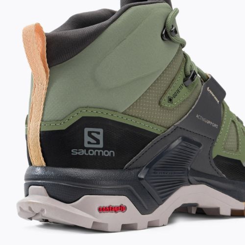 Dámske trekingové topánky Salomon X Ultra 4 MID GTX zelené L416251
