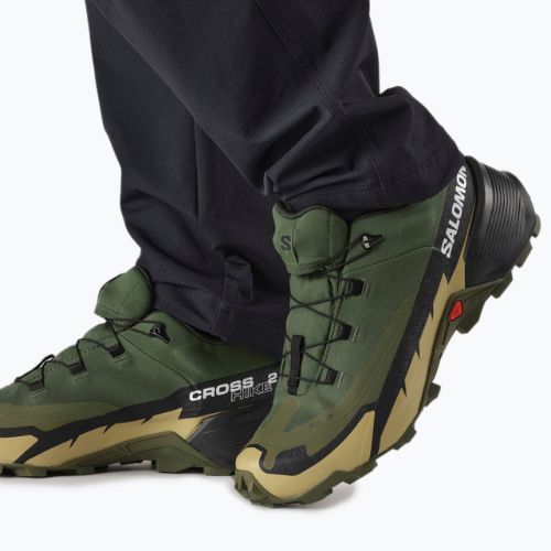 Pánske trekingové topánky Salomon Cross Hike GTX 2 zelené L41738