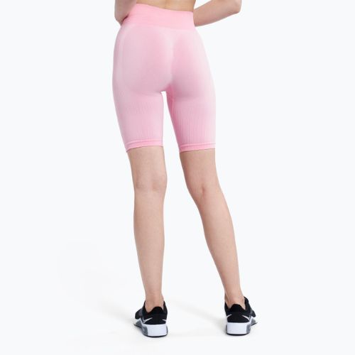 Dámske tréningové šortky Gym Glamour Bikers push up pink 410