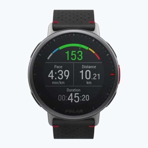 Čierno-červené hodinky Polar Vantage V2 Shift