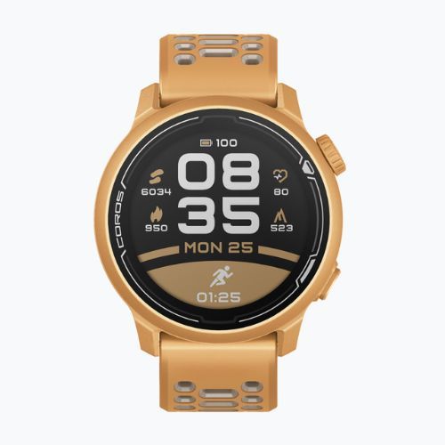 Hodinky COROS PACE 2 Premium GPS Silicone Band gold WPACE2