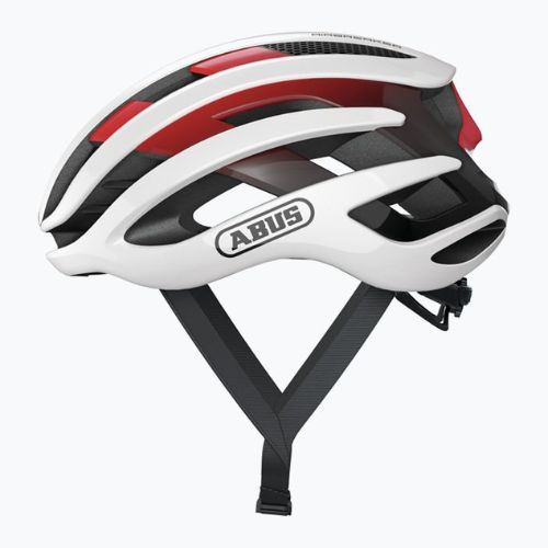 Cyklistická prilba ABUS AirBreaker bielo-červená 86836