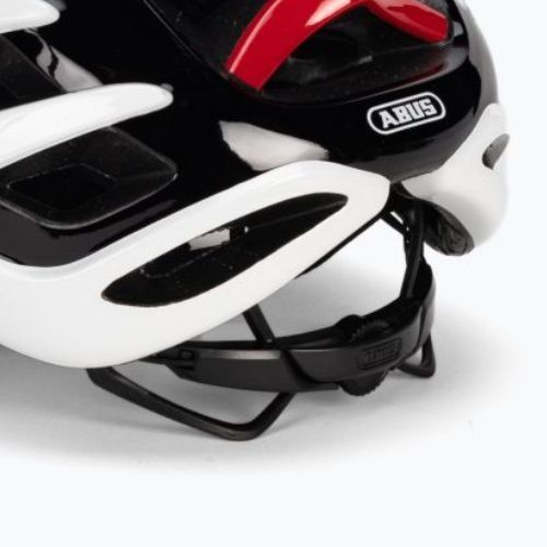 Cyklistická prilba ABUS AirBreaker bielo-červená 86836