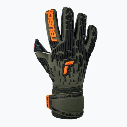 Reusch Attrakt Freegel Fusion Brankárske rukavice zelené 53795-5555