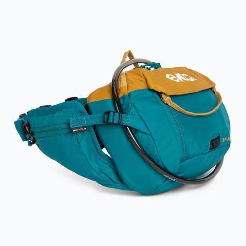 EVOC Hip Pack 3 l modro-žltá cyklistická ľadvinka s rezervoárom 1256616