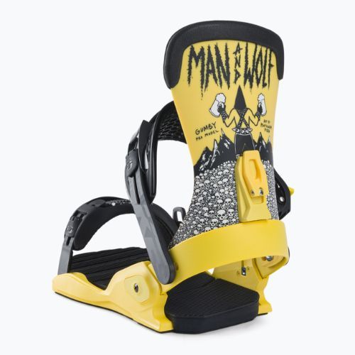 Pánske snowboardové viazanie Drake Fifty yellow 712216-45