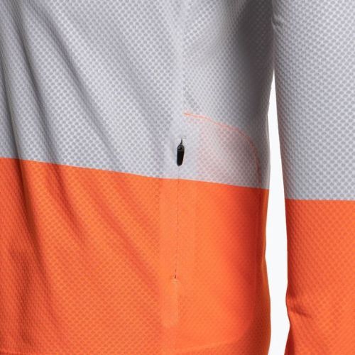 Pánske cyklistické oblečenie s dlhým rukávom POC MTB Pure granite grey/zink orange