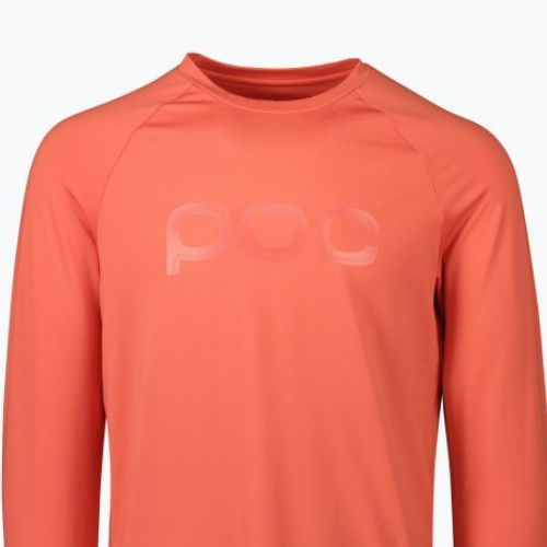 Pánske cyklistické oblečenie s dlhým rukávom POC Reform Enduro Jersey ammolite coral