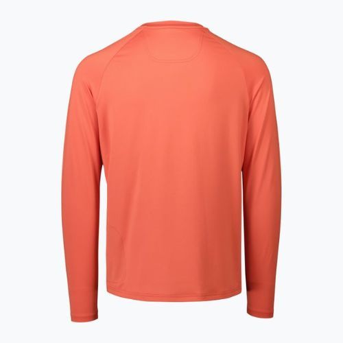 Pánske cyklistické oblečenie s dlhým rukávom POC Reform Enduro Jersey ammolite coral