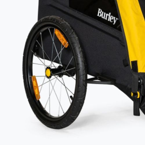 Burley Bee Jednoramenný príves na bicykel čierno-žltý 946211