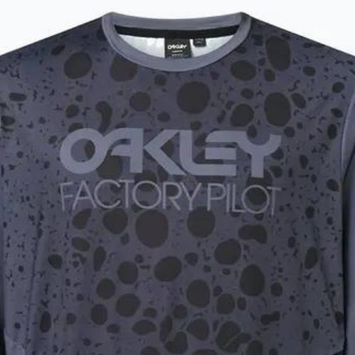 Pánsky cyklistický dres Oakley Maven Rc LS šedo-čierny FOA4443