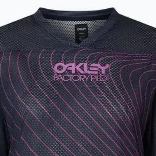 Dámsky cyklistický dres Oakley Wmns Factory Pilot Rc SS čierno-fialovýa FOA5384