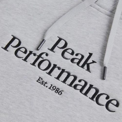 Pánska trekingová mikina Peak Performance Original Hood šedá G77756090