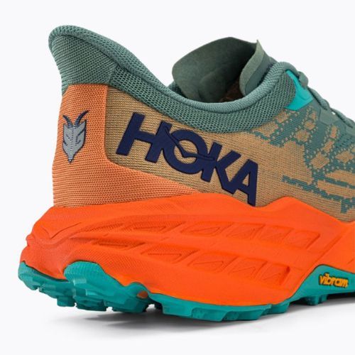 Pánska bežecká obuv HOKA Speedgoat 5 green-orange 1123157-TMOR