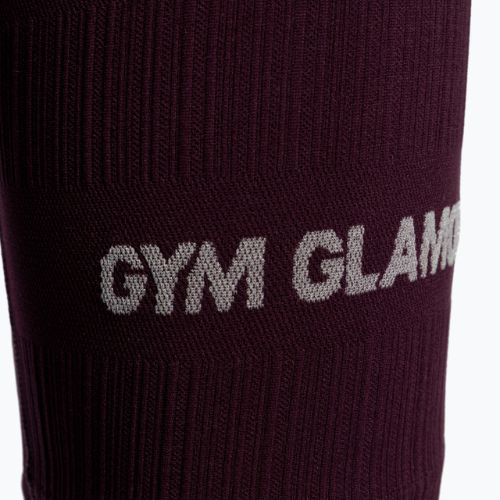 Dámske tréningové cyklistické nohavice Gym Glamour Push Up Grape 318