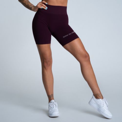 Dámske tréningové cyklistické nohavice Gym Glamour Push Up Grape 318