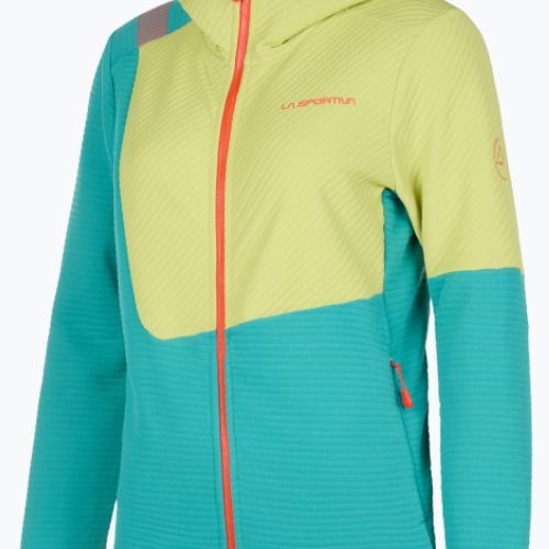 Dámska lezecká mikina LaSportiva Mood Hoody blue-green O65638728